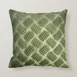 Rutig struktur för metallrostfritt ståldurk kudde