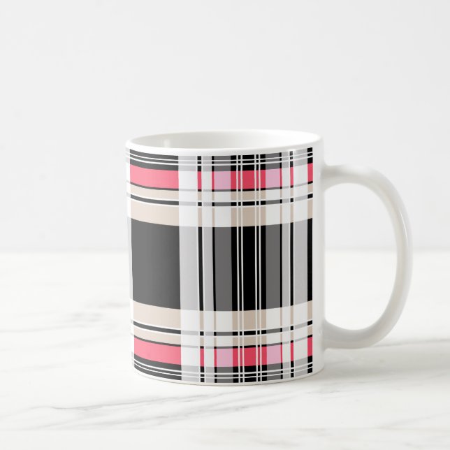 rutig, tartan kaffemugg (Höger)