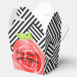 Rutiga akrylfärgade rosor Derby Take Out Presentaskar