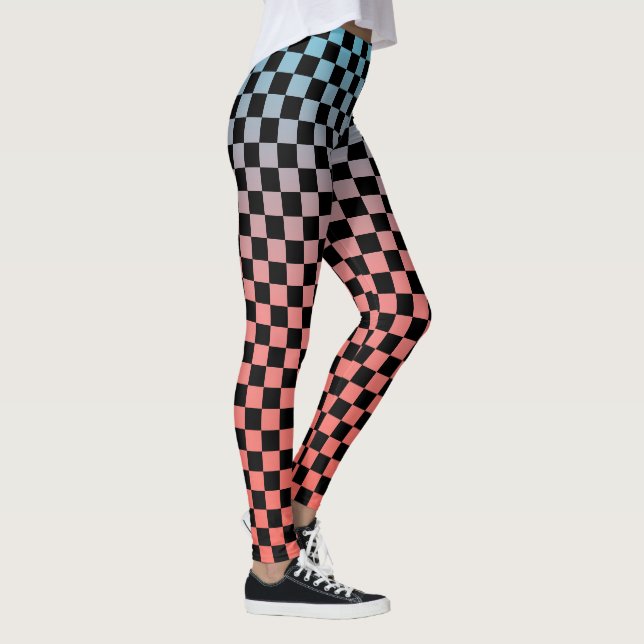 Rutiga Gradient Leggings (Höger)