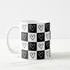 Rutiga Hjärtan Kaffemugg