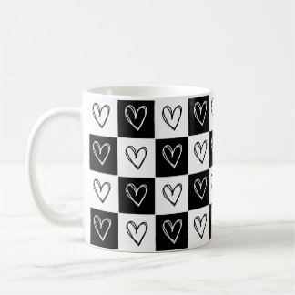 Rutiga Hjärtan Kaffemugg