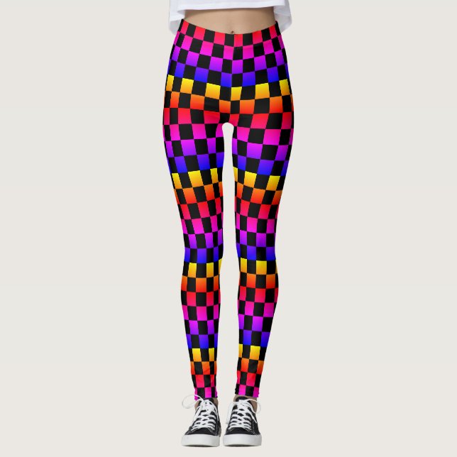 Rutiga Leggings (Framsida)