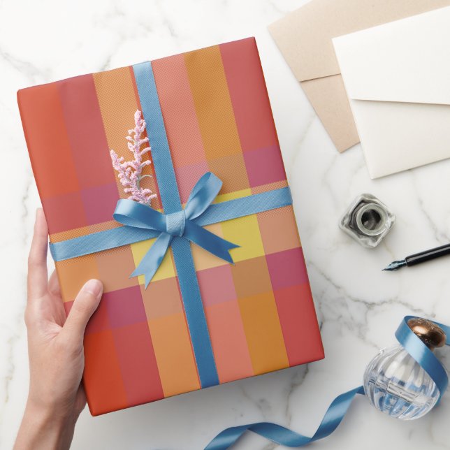 Rutigt litet picnicpapper - 11 november - Inpackni Presentpapper (Gifting)