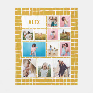 Rutinsenap, 12 fotoloderna minimal abstrakt fleecefilt