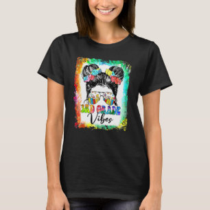 Rutkig uppbundin Blekade tjejer 3:e klass 1:a skol T Shirt