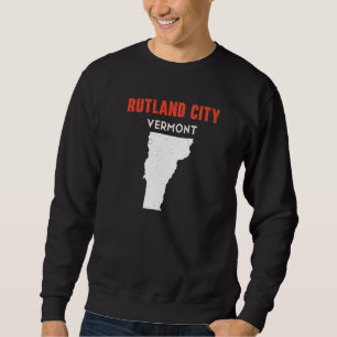 Rutland city Vermont USA delstat Amerika Resa Verm Lång Ärmad Tröja