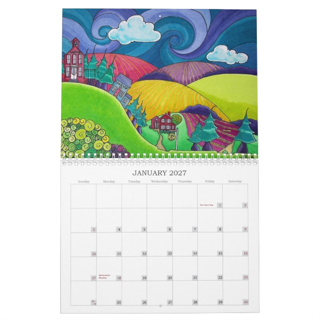Rutland skolårkalender kalender (Jan 2027)