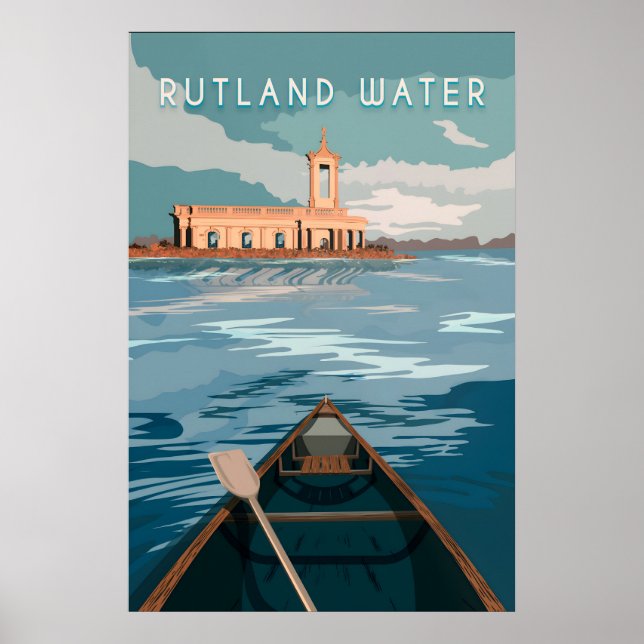 Rutland Water Resoraffisch Poster (Framsidan)