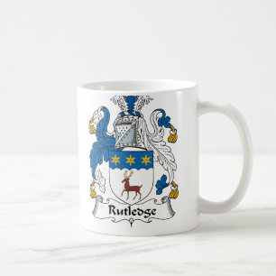 Rutledge familjvapensköld kaffemugg