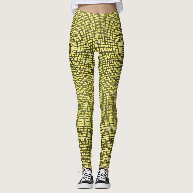 Rutmönster.01 Leggings (Framsida)