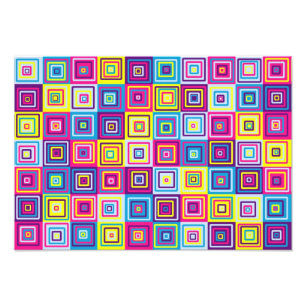 Rutmönster Fototryck
