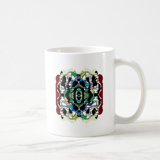 Rutmönster Kaffemugg (Höger)