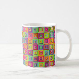 Rutmönster Kaffemugg