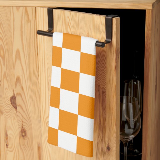 Rutmönster Kökshandduk (Thirds Fold)