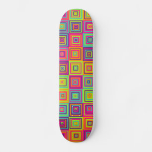 Rutmönster Skateboard Bräda 19,5 Cm
