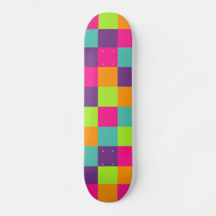 Rutmönster Skateboard Bräda 20 Cm