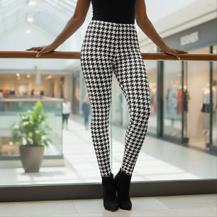 Rutmönster Svart & Vitt Leggings