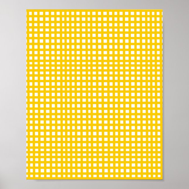 Rutnät för kvadratiska gulter poster (Framsidan)