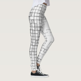 Rutnätslås Från ICN CODE KOLLEKTIONEN Leggings