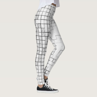 Rutnätslås Från ICN KODKOLLEKTIONEN Leggings