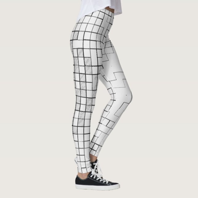 Rutnätslås Från ICN KODKOLLEKTIONEN Leggings (Höger)