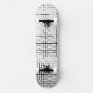 Rutnätslåsad mini skateboard bräda 18,5 cm