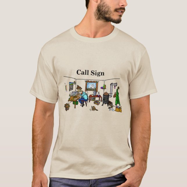 Rutnätsoperatör för T-shirt utanför rutnätet (Framsida)
