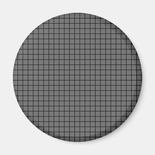 rutnätssvart magnet (Framsidan)