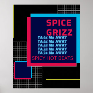Rutnätsvy för SPICE GRIZZ Poster