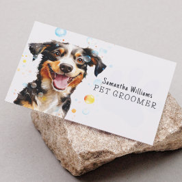 Rutning av sällskapsdjur QR-kod Visitkort