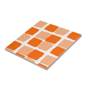Rutor av keramiskt Orange Kakelplatta