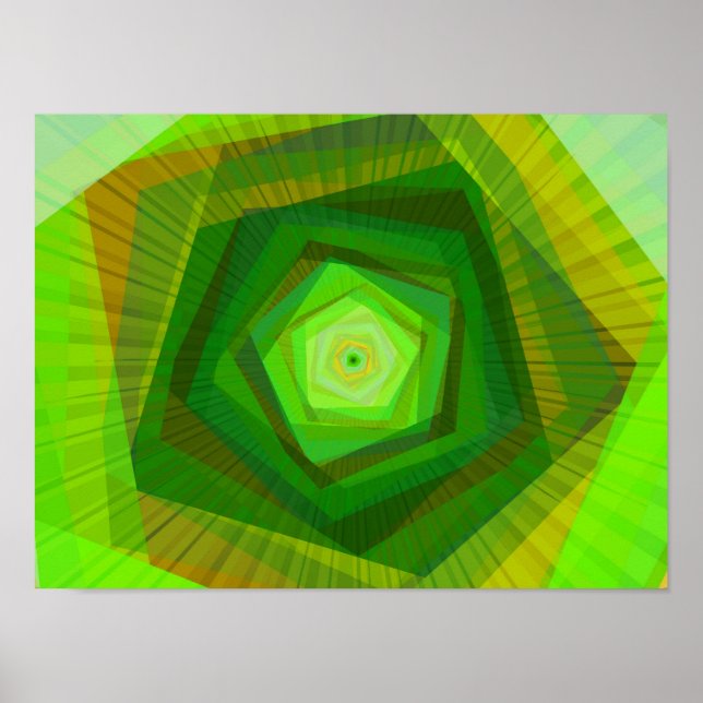 Rutor, Coolans Abstrakt, Bra, rektangulär  Poster (Framsidan)