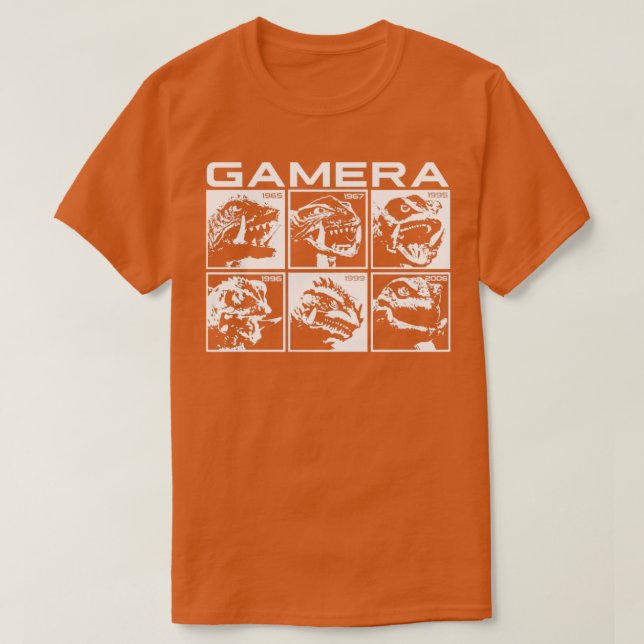 Rutor för GAMERA ÅR T Shirt (Design framsida)
