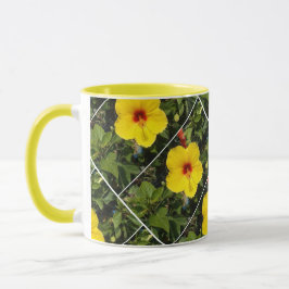 Rutor för ljusa gulter mugg