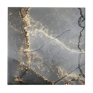 rutor för svart och guld golv, djup färg-ton kakelplatta