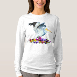 Rutor och pelikaner t-shirt