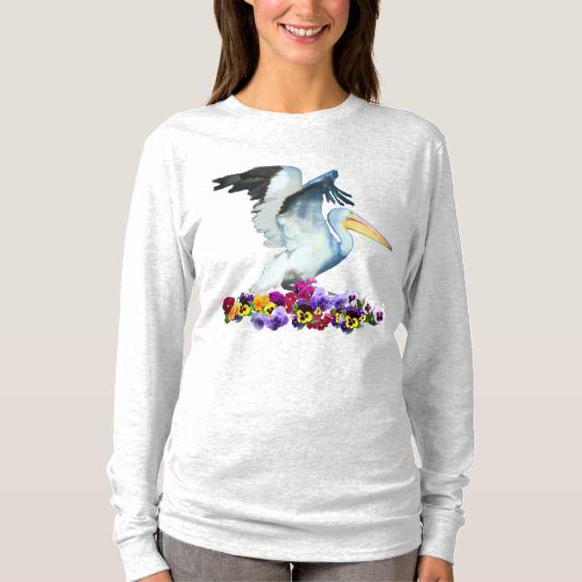 Rutor och pelikaner t-shirt (Framsida)