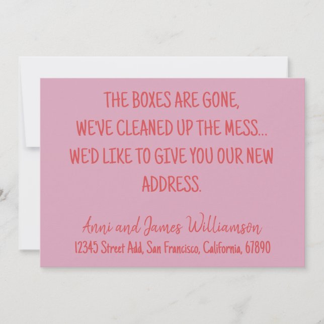 RUTORNA ÄR BORTA, VI HAR RENSAT  FLYTTA MEDDELANDE (Framsida)