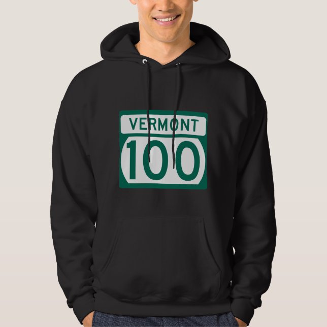 Rutt 100, Vermont, USA Sweatshirt (Framsida)