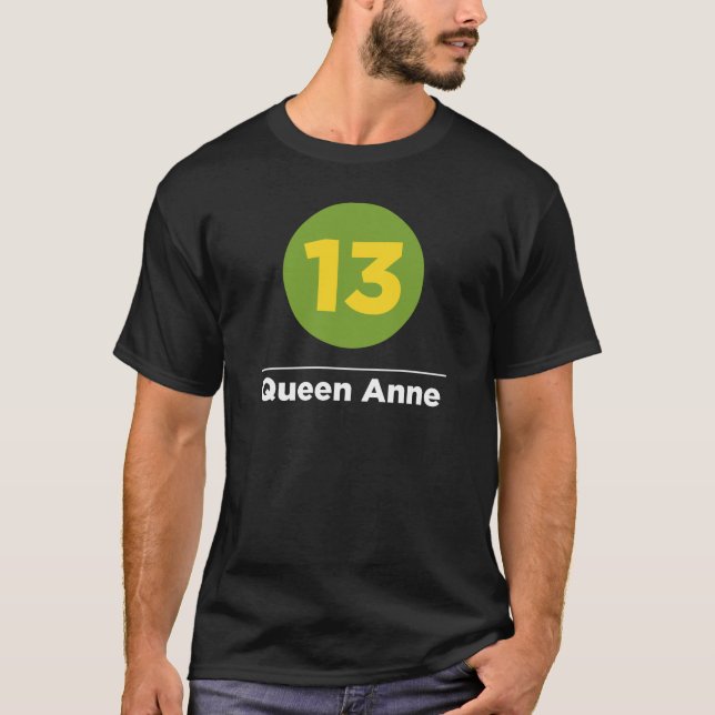 Rutt 13 - Drottning Anne T Shirt (Framsida)