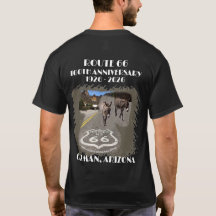 Rutt 66-100 år Oatman Arizona Tillbaka