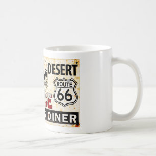Rutt 66 - 700 miles ökenvägren undertecknar kaffemugg