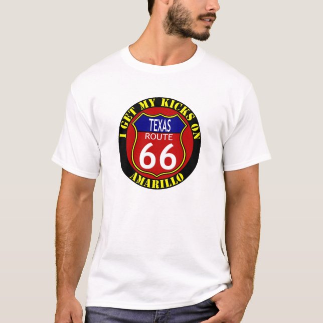 RUTT 66 AMARILLO TEXAS TEE SHIRT (Framsida)