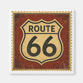 Rutt 66 Bold Shield Vintage Garage- present Magnet
