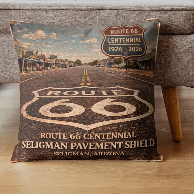 Rutt 66 Centennial Seligman Beläggningskomfort Kudde (Skapare uppladdad)
