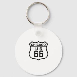 Rutt 66 Chicago Nyckelring