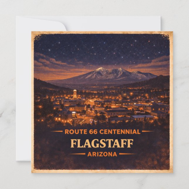 Rutt 66 Flagstaff Arizona Heritage Twilight Peaks (Framsida)