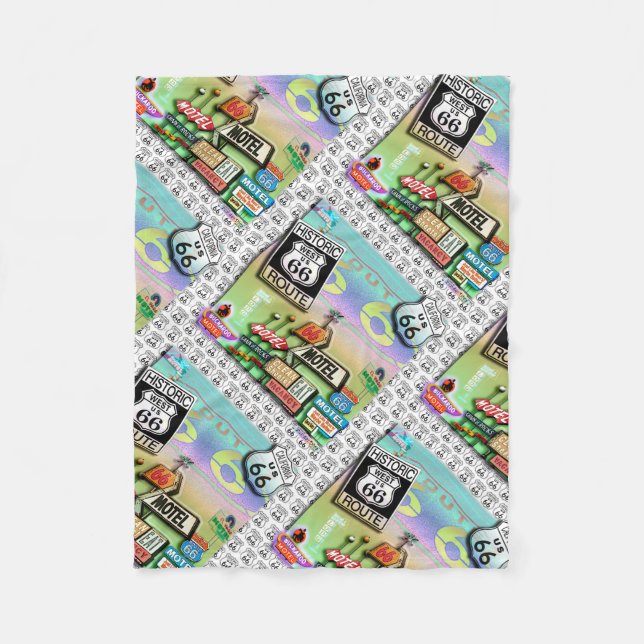 RUTT 66 FLEECEFILT (Framsidan)