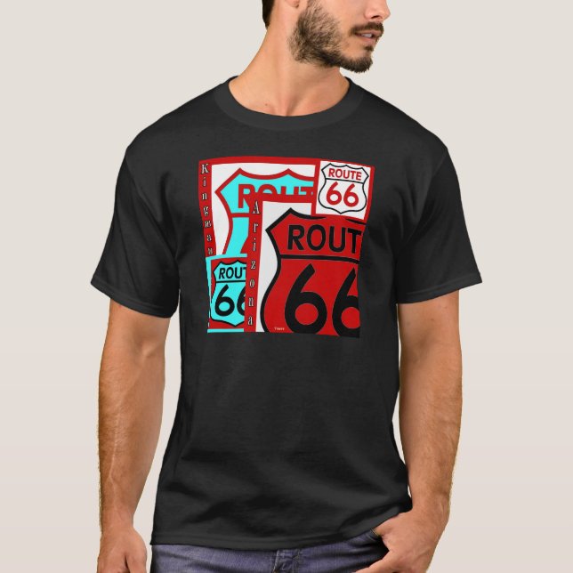Rutt 66 Kingman Arizona T-shirt (Framsida)